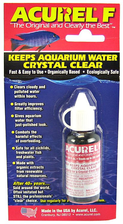 150 mL (6 x 25 mL) Acurel F Keeps Aquarium Water Crystal Clear