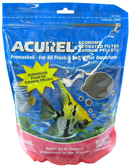 9 lb (3 x 3 lb) Acurel Economy Activated Filter Carbon Pellets for Freshwater and Saltwater Aquariums