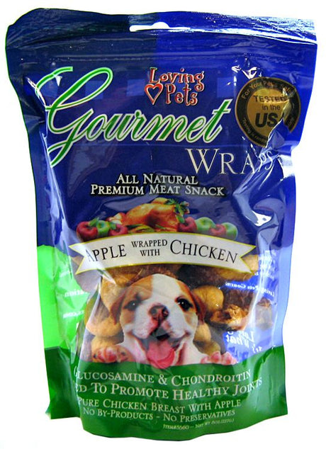 Loving Pets Gourmet Wraps Apple and Chicken - PetMountain.com
