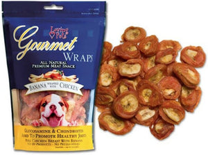 6 oz Loving Pets Gourmet Wraps Banana and Chicken