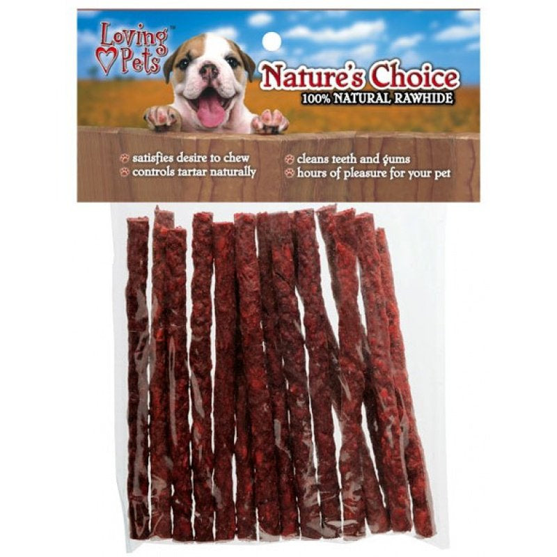 180 count (12 x 15 ct) Loving Pets Natures Choice BBQ Munchy Sticks