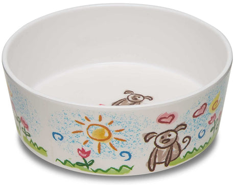 Small - 8 count Loving Pets Dolce Moderno Bowl Puppy Forever Design