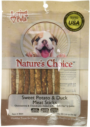 Loving Pets Natures Choice Sweet Potato and Duck Meat Sticks - PetMountain.com
