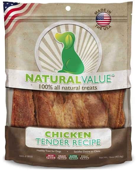 48 oz (3 x 16 oz) Loving Pets Natural Value Chicken Tenders