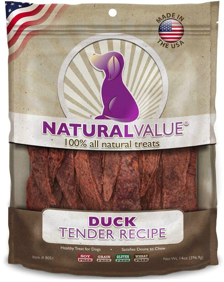 14 oz Loving Pets Natural Value Duck Tenders