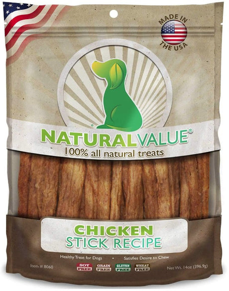 42 oz (3 x 14 oz) Loving Pets Natural Value Chicken Sticks