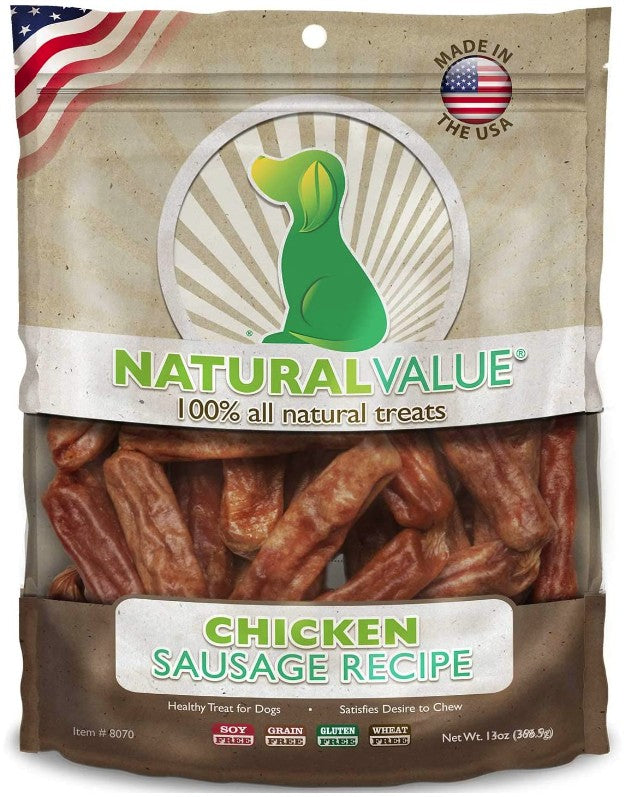Loving Pets Natural Value Chicken Sausages - PetMountain.com