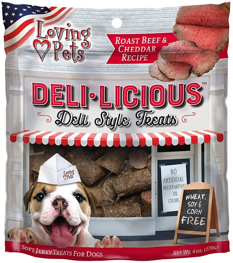 Loving Pets Deli-Licious Deli Style Treats Roast Beef and Cheddar Recipe - PetMountain.com