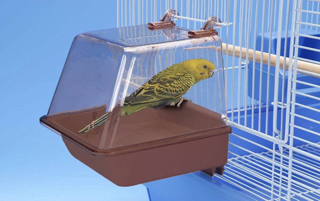 Penn Plax Bird Bath with Universal Hanging Clips - PetMountain.com