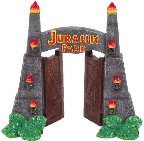 Penn Plax Jurassic Park Gate Ornament - PetMountain.com