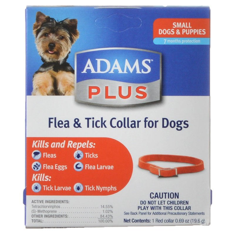 Adams Plus Flea and Tick Collar for Small Dogs - PetMountain.com