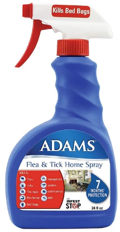 72 oz (3 x 24 oz) Adams Flea and Tick Home Spray