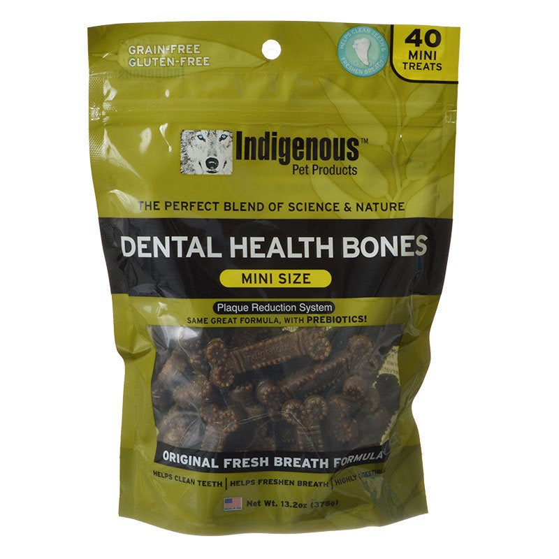 Indigenous Dental Health Mini Bones Fresh Breath Formula - PetMountain.com