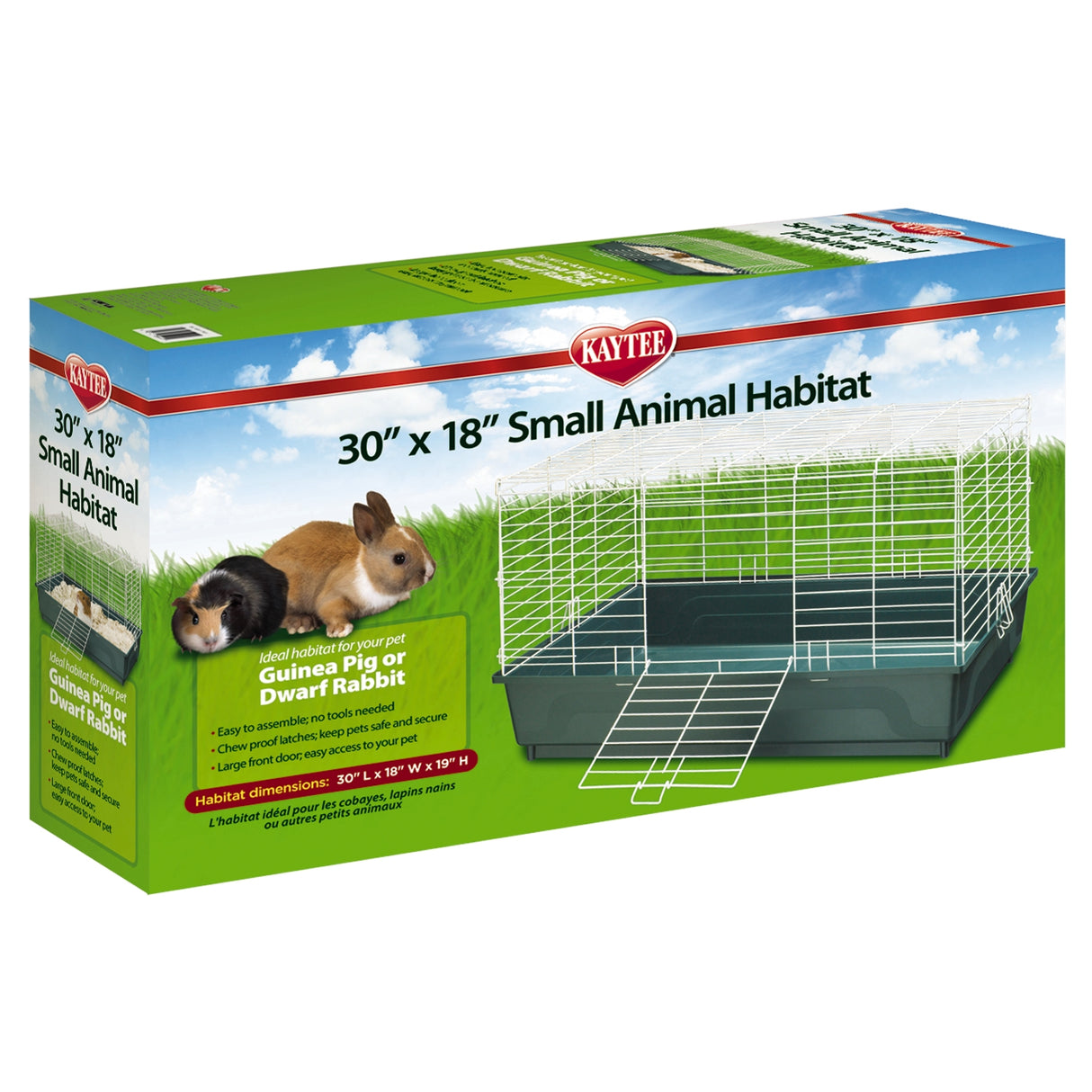 Kaytee Small Animal Habitat Cage for Guinea Pigs or Dwarf Rabbits - PetMountain.com