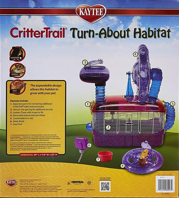 Kaytee CritterTrail Turn-About Habitat - PetMountain.com
