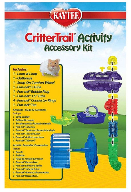 1 count Kaytee CritterTrail Accessory Activity Kit