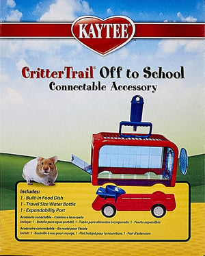 1 count Kaytee CritterTrail Off To School Connectable Carrier Accessory