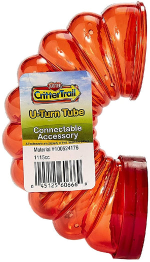 5 count Kaytee Crittertrail Fun-Nel Tube U-Turn