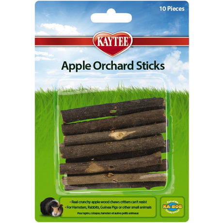 180 count (18 x 10 ct) Kaytee Apple Orchard Sticks for Small Animals