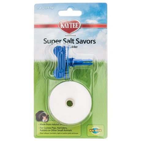 8 count Kaytee Super Salt Savors and Holder