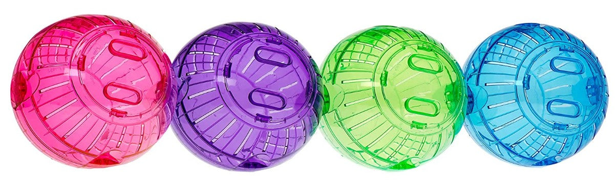 Regular - 3 count Kaytee Run About Ball for Small Animals Assorted Colors
