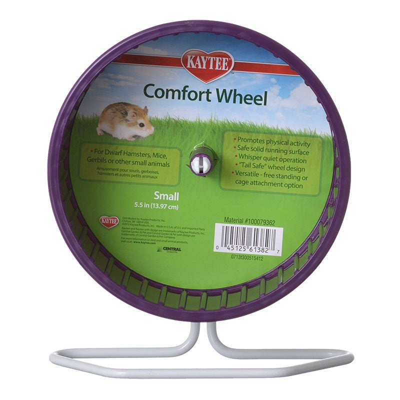 Small - 6 count Kaytee Comfort Wheel Assorted Colors