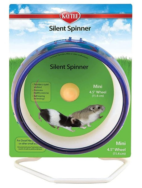 Mini - 6 count Kaytee Silent Spinner Small Pet Wheel Assorted Colors