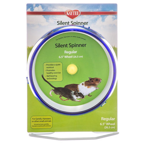 Regular - 1 count Kaytee Silent Spinner Small Pet Wheel Assorted Colors