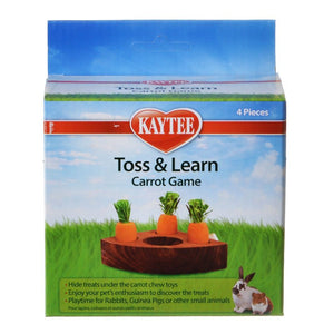 1 count Kaytee Toss and Learn Carrot Game