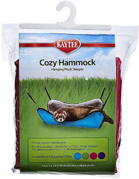 3 count Kaytee Cozy Hammock Hanging Plush Sleeper