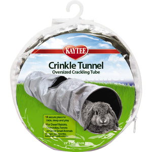 Kaytee Crinkle Tunnel Oversized Crinkling Tube for Small Pets - PetMountain.com