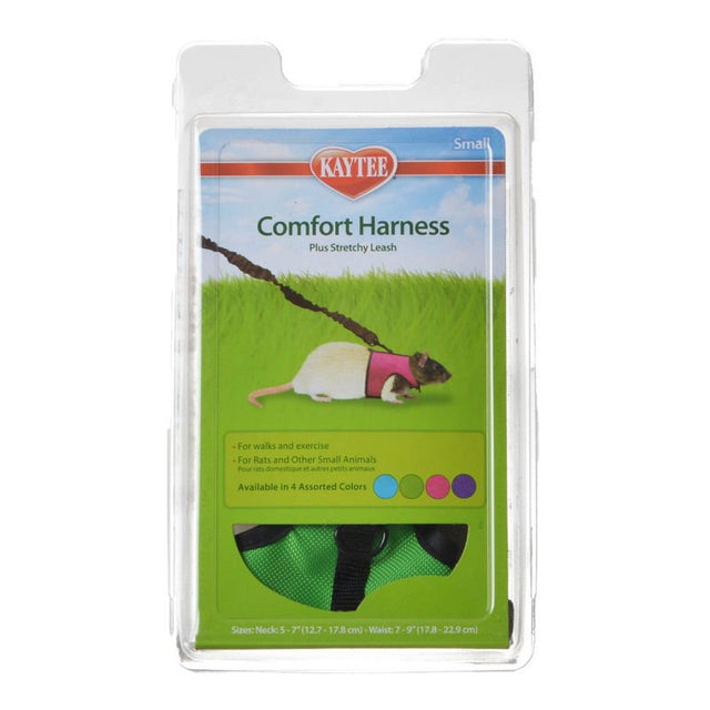Kaytee Comfort Harness Plus Stretchy Leash Assorted Colors - PetMountain.com