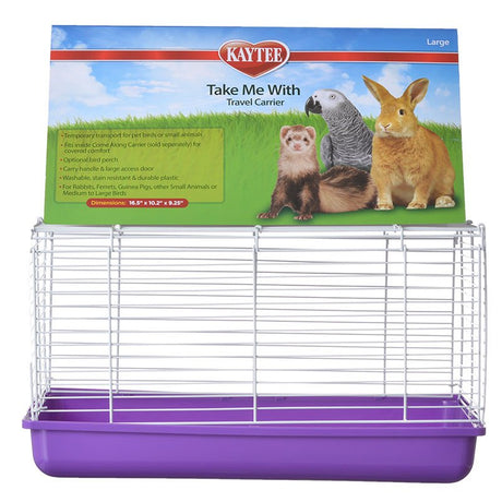 Large - 1 count Kaytee Take Me With Travel Center for Small Pets