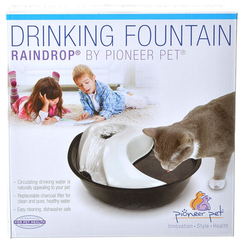 Pioneer Pet Raindrop Plastic Drinking Fountain - PetMountain.com