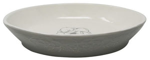 Pioneer Pet Ceramic Oval Magnolia Food or Water Bowl for Pets - PetMountain.com