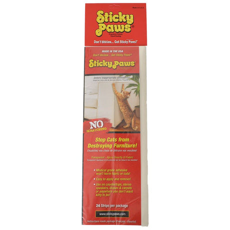 24 count Pioneer Pet Sticky Paws Furniture Strips