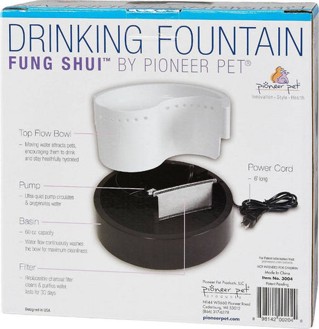Pioneer Pet Fung Shui Plastic Fountain - PetMountain.com