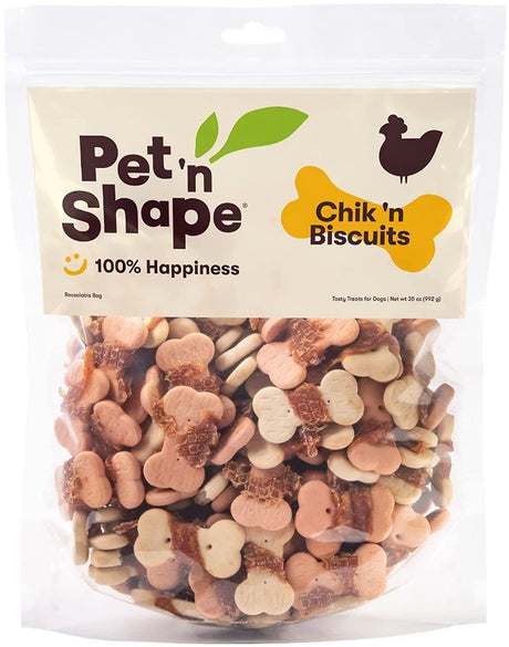35 oz Pet n Shape Chik n Biscuits Dog Treats