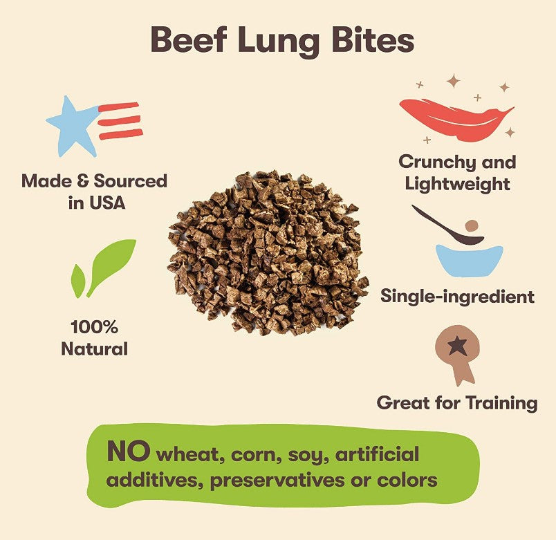 Pet n Shape Natural Beef Lung Slices Dog Treats - PetMountain.com