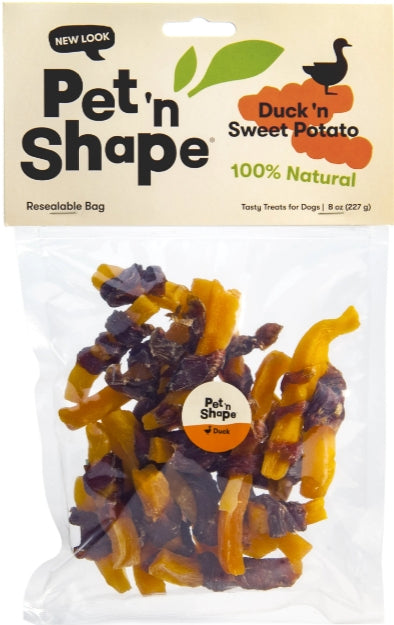 48 oz (6 x 8 oz) Pet n Shape Duck n Sweet Potato Dog Treats