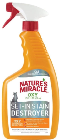 Natures Miracle Oxy Formula Set-In Stain Destroyer Cat Odor Control Formula - PetMountain.com