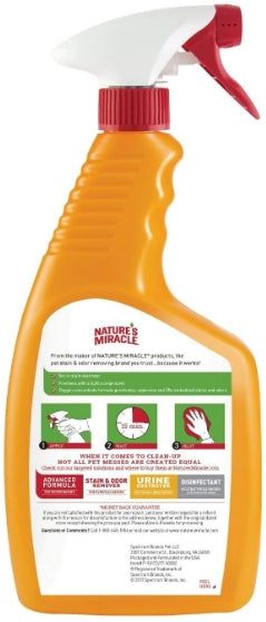 72 oz (3 x 24 oz) Natures Miracle Oxy Formula Set-In Stain Destroyer Dog Odor Control Formula