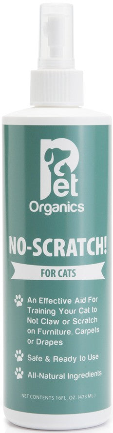 96 oz (6 x 16 oz) Pet Organics No Scratch Spray for Cats