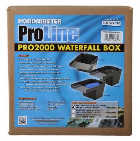 Pondmaster ProLine Series Pond Biological Filter and Waterfall Box - PetMountain.com