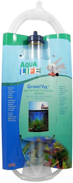 Penn Plax Gravel-Vac Aquarium Gravel Cleaner 16" Cylinder with 72" Hose - PetMountain.com