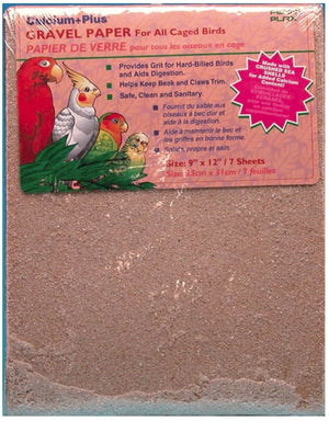 Penn Plax Calcium Plus Gravel Paper for Caged Birds - PetMountain.com