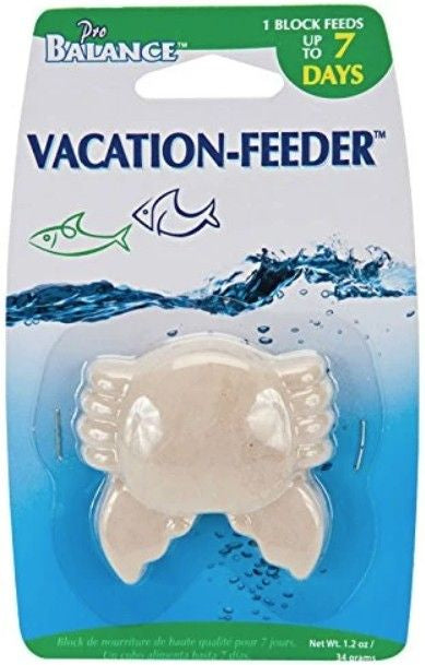 1 count Penn Plax Pro Balance Crab Shape 7 Day Vacation Feeder
