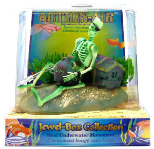 Penn Plax Action-Air Jewel Box Skeleton Aerating Aquarium Ornament - PetMountain.com