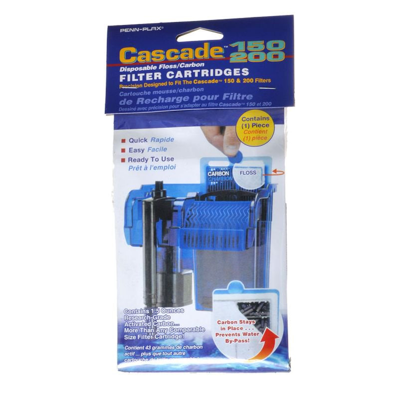 Cascade Disposable Floss/Carbon Filter Cartridges for 150 and 200 Power Filters - PetMountain.com
