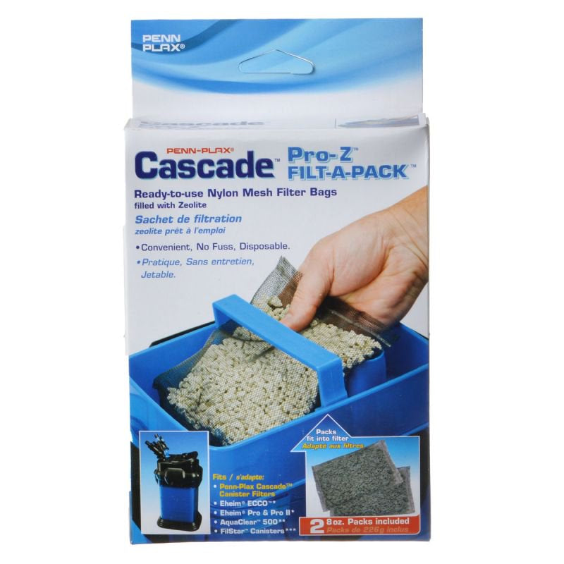 Cascade Pro-Z Filt-A-Pack Nylon Mesh Filter Bags with Zeolite - PetMountain.com